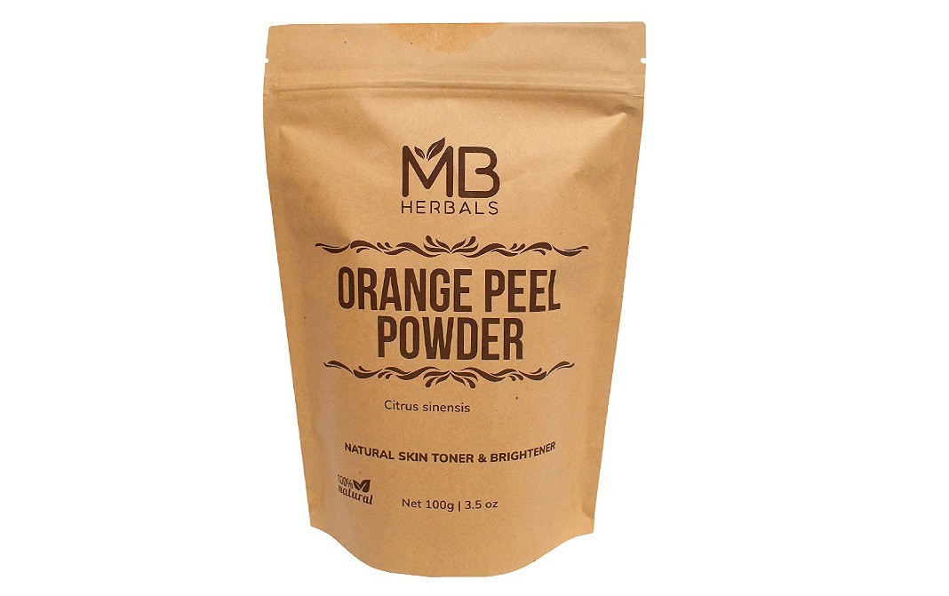 MB Herbals Orange Peel Powder, Citrus Sinensis   Pack  100 grams